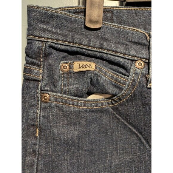 Lee Relaxed Bootcut Denim Jeans Women's 14M Dark Blue - Picture 3 of 14